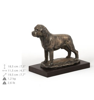 Rottweiler I figurka na drewnie Art-Dog